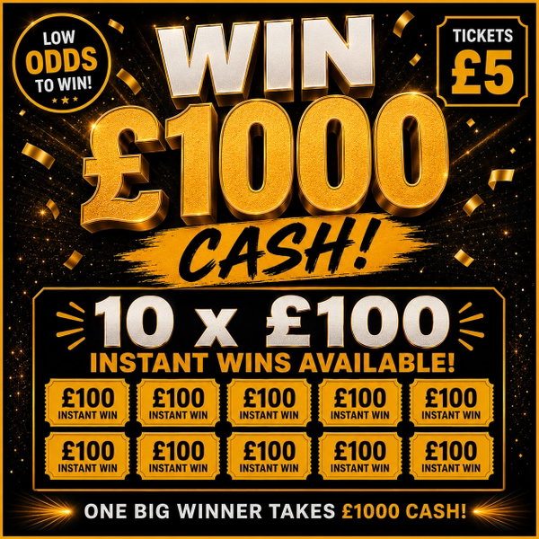 £1000 CASH plus 10 x £100 INSTANT WINS featured image