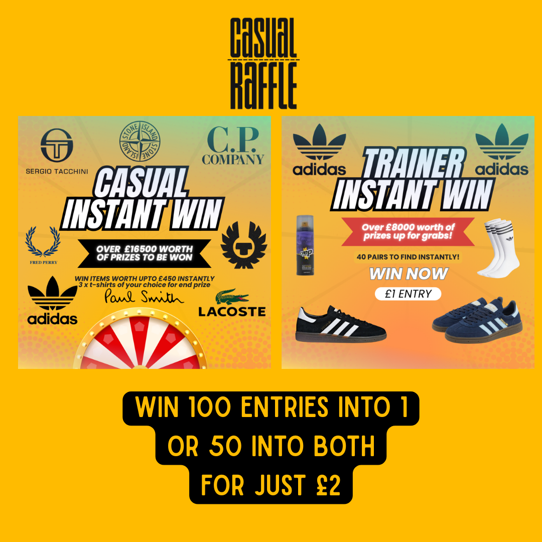 100 Entries into Instant win - Casual OR Trainer featured image