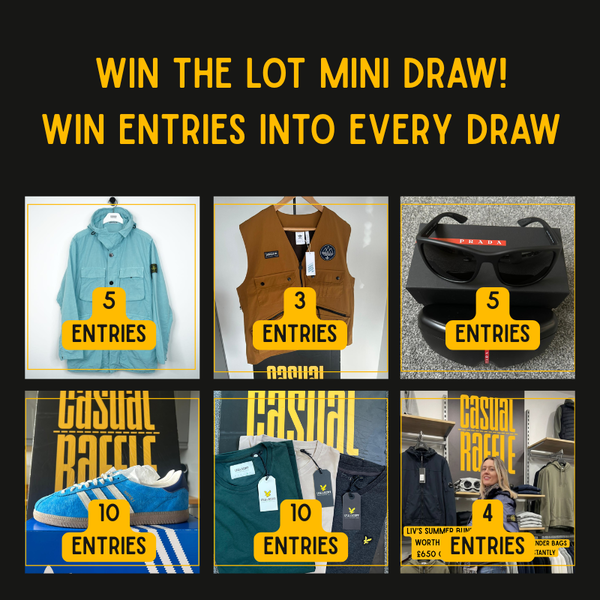 WIN THE LOT- Mini draw to win entries into all raffles! featured image