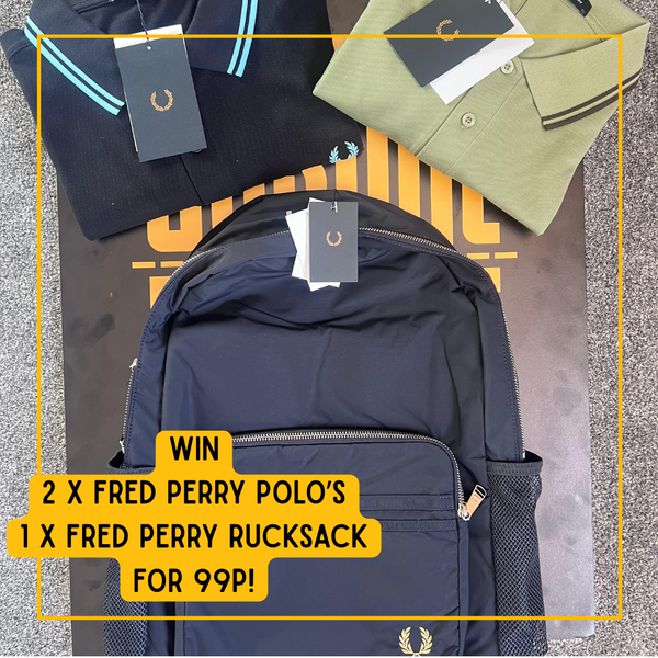 Fred Perry Bundle - 2 x Polo's and Rucksack featured image