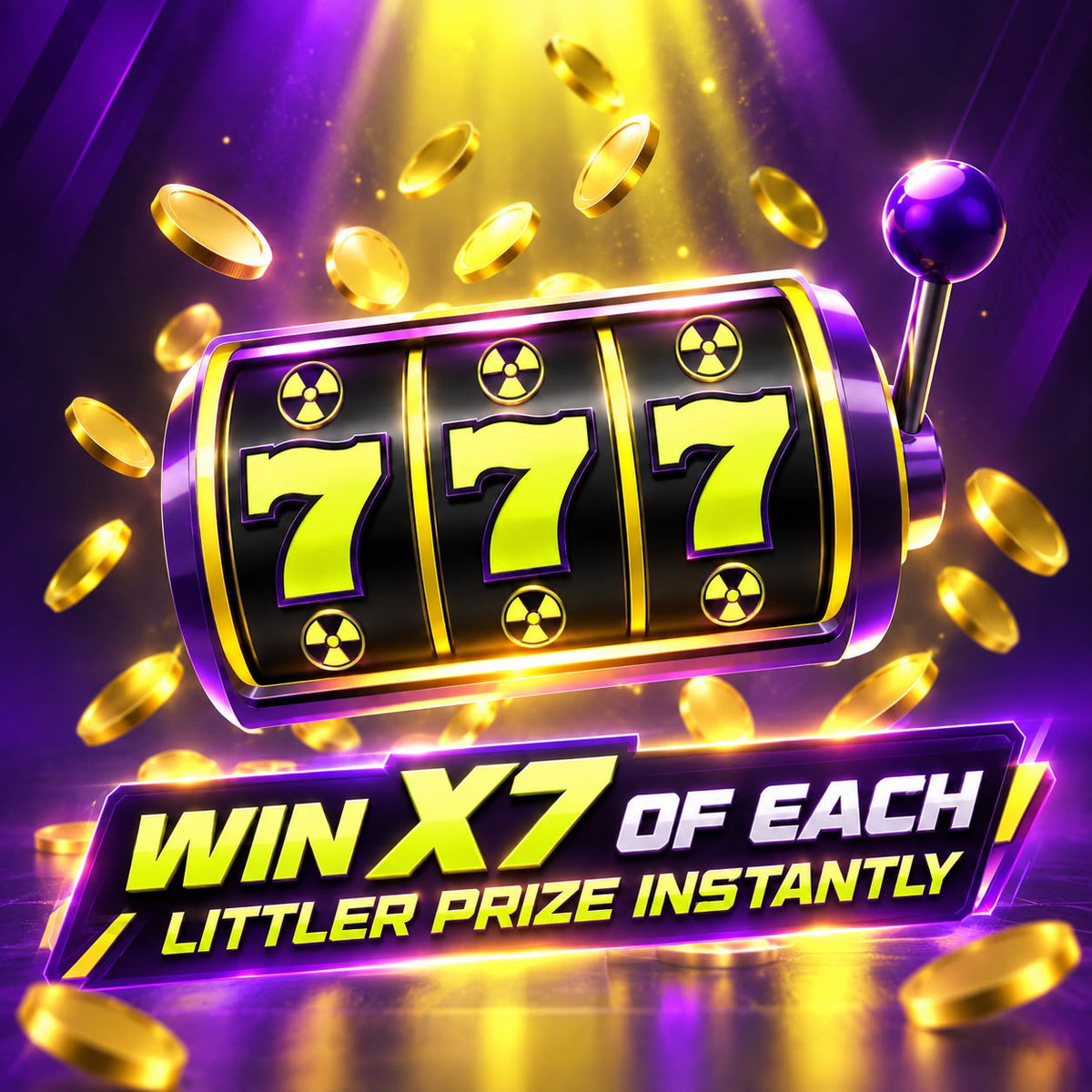 ☢️🎰 LUCKY LITTLER 777 + FALLOUT DARTS END PRIZE featured image
