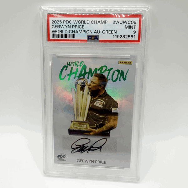 LIVE DRAW · RARE GERWYN PRICE PANINI 1ST EDITION WORLD CHAMPION /25 CARD - PSA 9