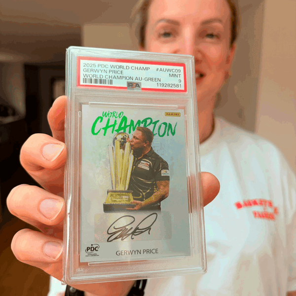 LIVE DRAW · RARE GERWYN PRICE PANINI 1ST EDITION WORLD CHAMPION /25 CARD - PSA 9