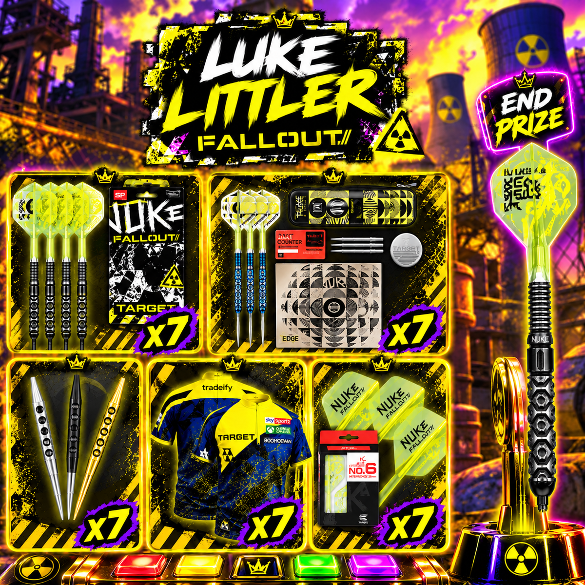 ☢️🎰 LUCKY LITTLER 777 + FALLOUT DARTS END PRIZE featured image