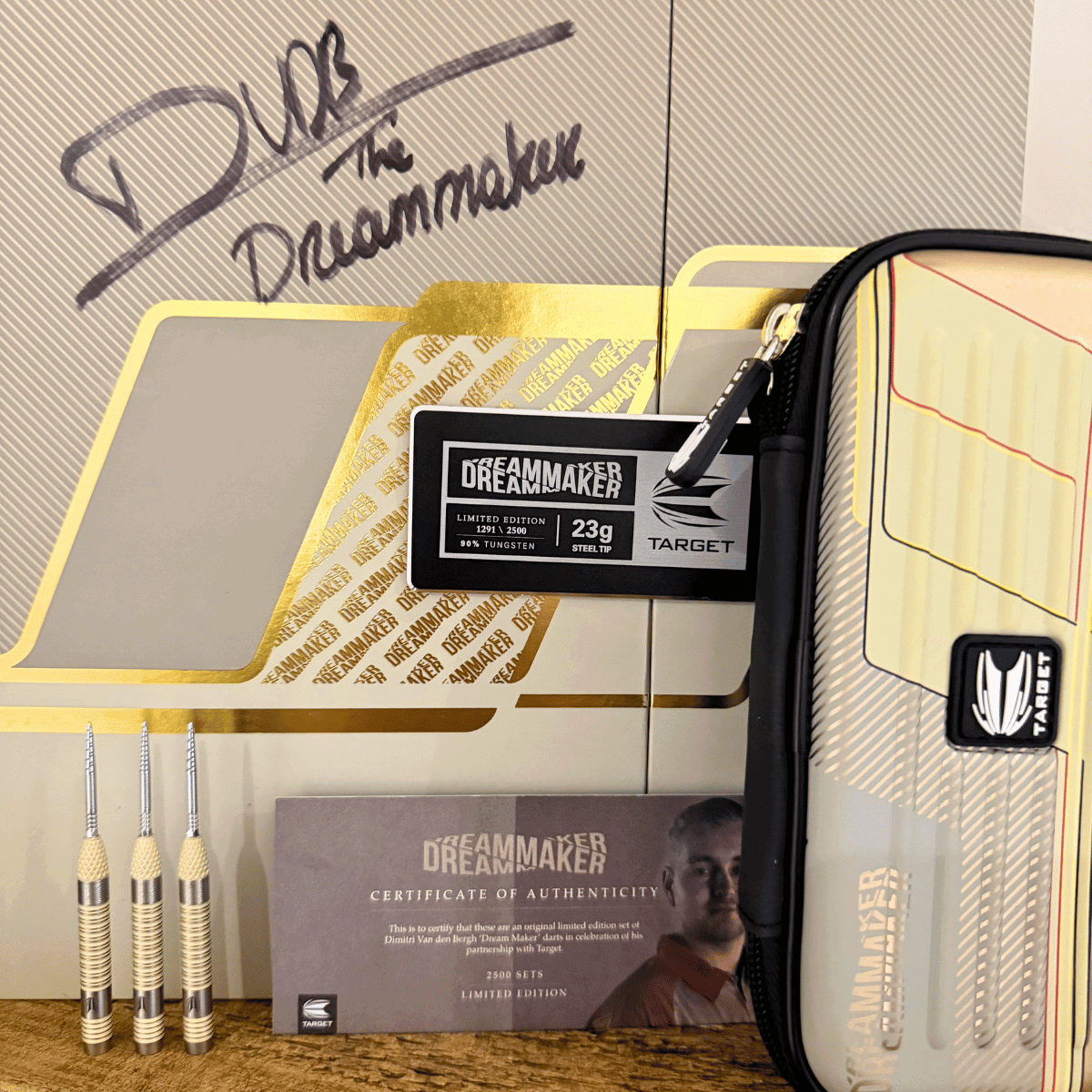 🔴 LIVE DRAW · LOW ODDS · ULTRA RARE SIGNED DIMITRI VAN DEN BERGH LIMITED EDITION DARTS featured image