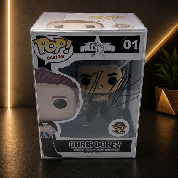 HAND SIGNED CHRIS DOBEY CUSTOM FUNKO POP FIGURE