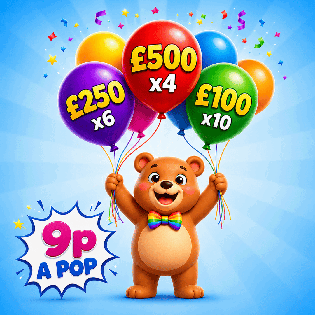 🎈 9P POPPER · £500 INSTANT WINS featured image