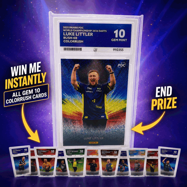 🌈 COLORRUSH CHASE · INSTANT WINS + LUKE LITTLER GEM MINT 10 END PRIZE featured image