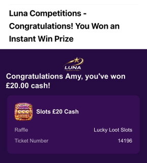 Winner Amy Silcock background