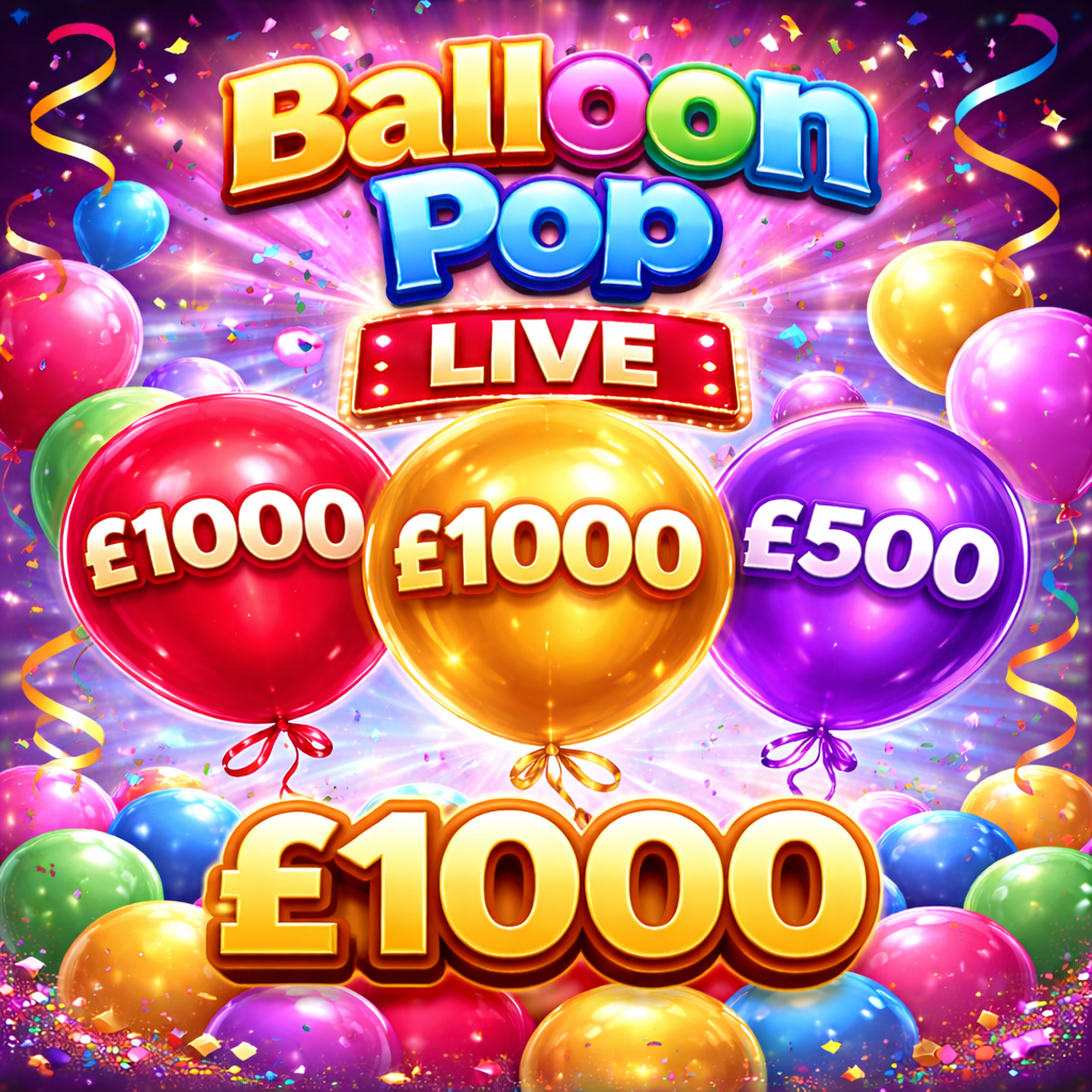 Balloon Pop Live £1000 featured image