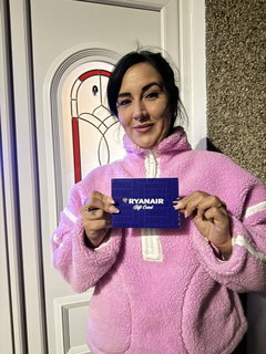 Winner Adrienn Hoffmann, Portlethen background