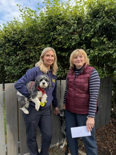 Winner Hazel Fowler, Milltimber background