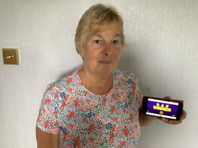 Winner Sheila Craig, Aberdeen background