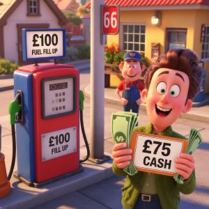 £100 FUEL FILL UP OR £75 CASH ALTERNATIVE ENDS THURSDAY featured image