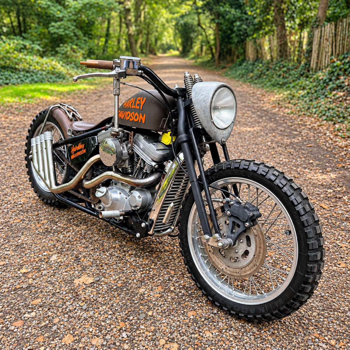 WIN - CUSTOM 1994 HARLEY-DAVIDSON XL1200 HARDTAIL BOBBER featured image