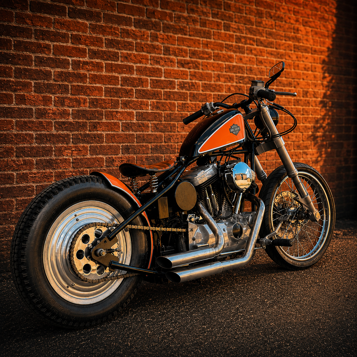 WIN - 1992 HARLEY-DAVIDSON CUSTOM 1200cc BOBBER