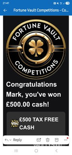 Winner Mark Roche background
