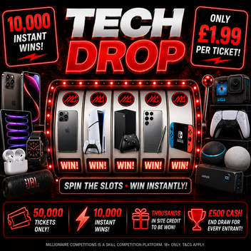 Winner J T. - 🎰 THE TECH DROP – INSTANT WINS! 🎰