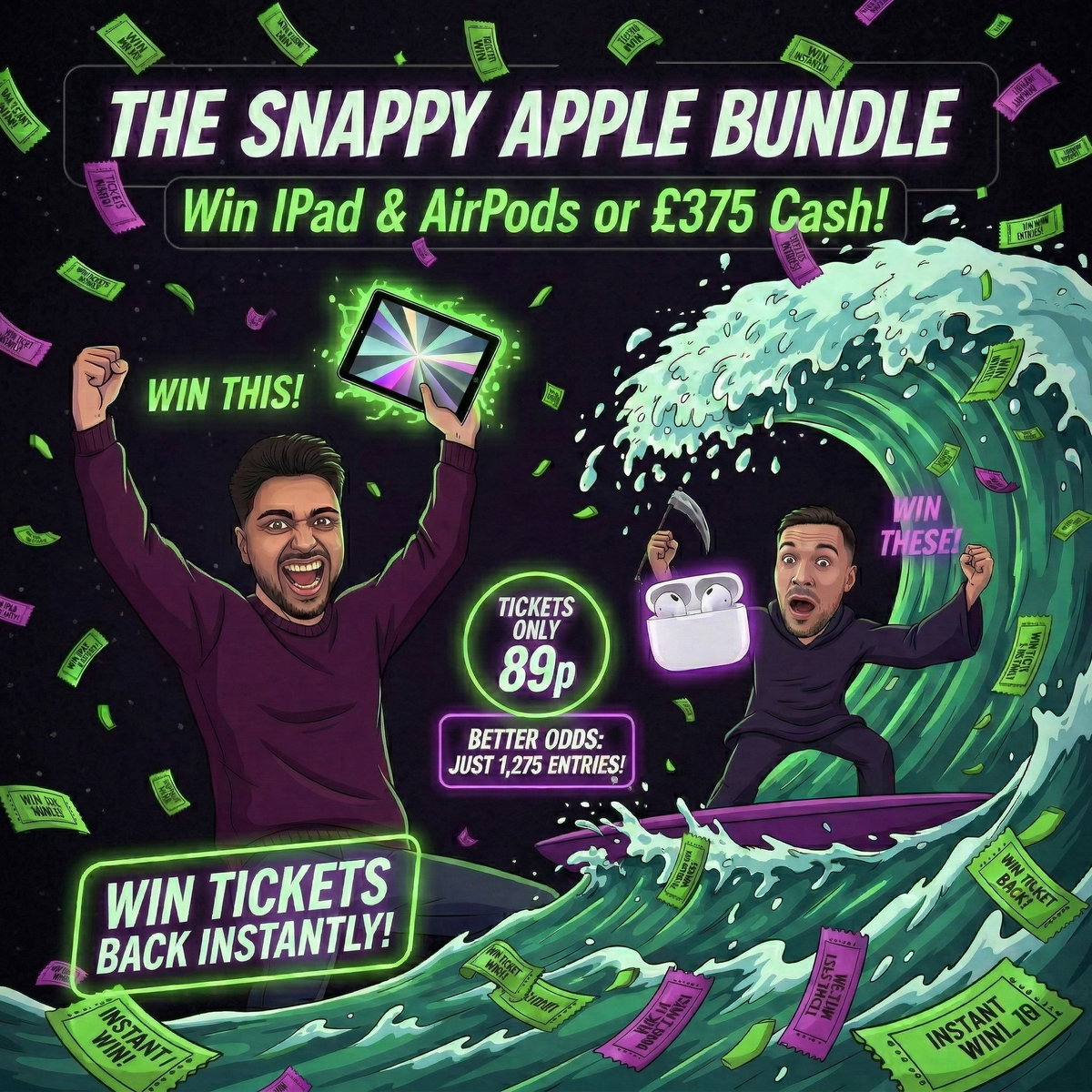 THE SNAPPY APPLE BUNDLE | iPad (2025) 11" 128GB + AirPods 4 or £375 Cash featured image