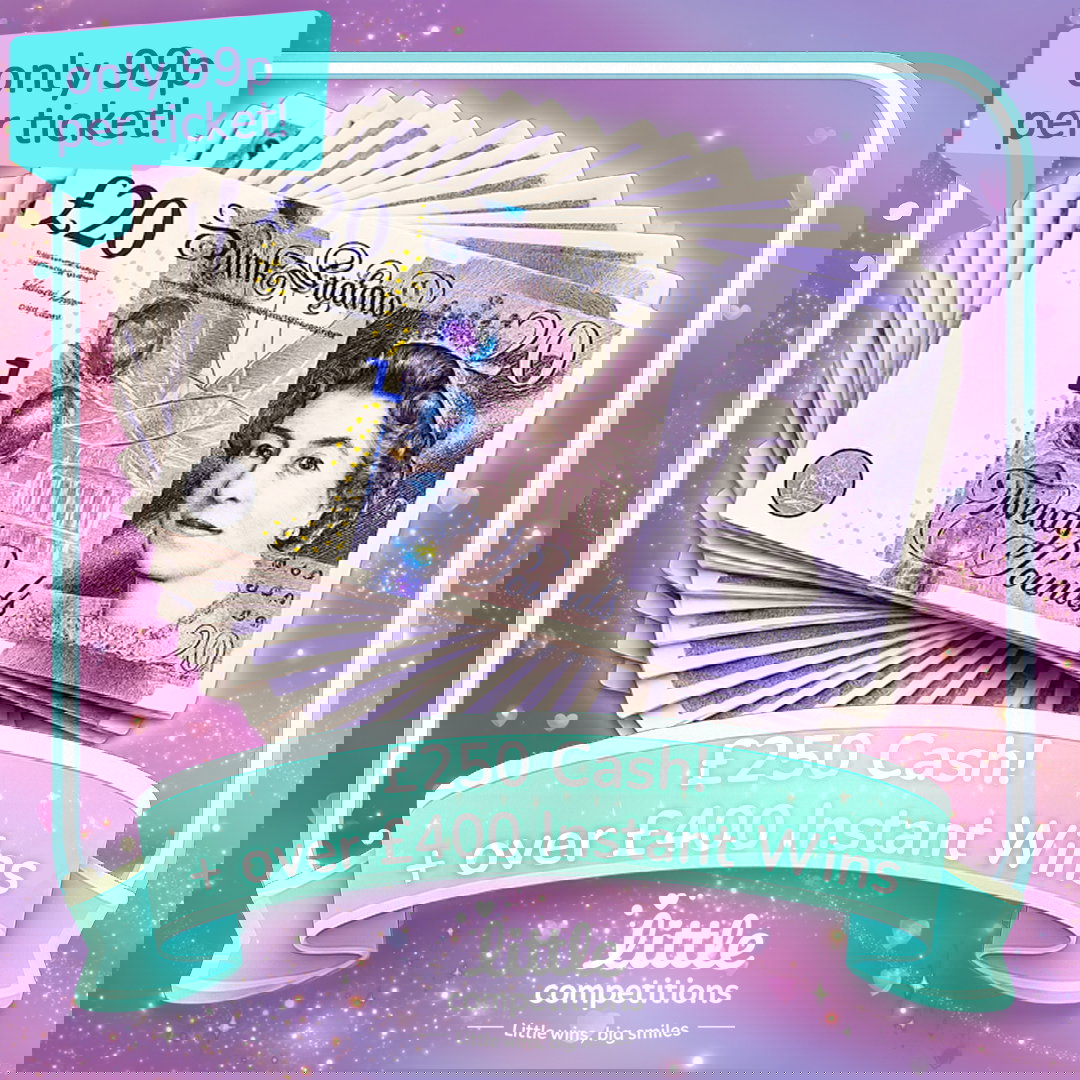 Win £250 Tax Free Cash (End Prize) + INSTANT WINS featured image