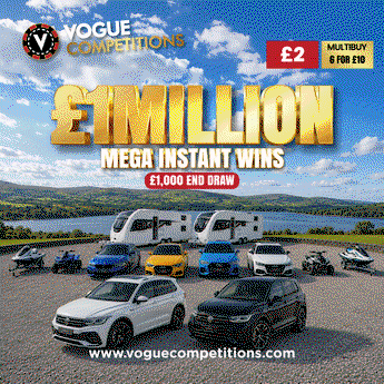 £1MILLION MEGA INSTANT WINS