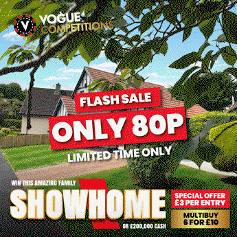 Win this Amazing Family Show Home or £200,000 Cash