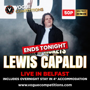 Win 2 Tickets to Lewis Capaldi