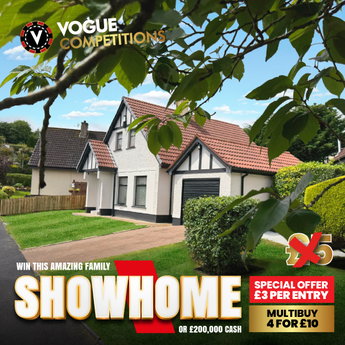 Win this Amazing Family Show Home or £200,000 Cash