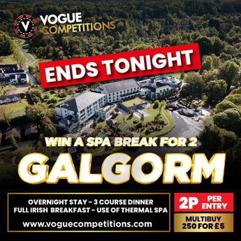 WIN a Spa Break at Galgorm