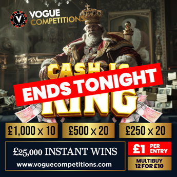 Cash is King £25,000 Instant Wins