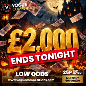 WIN £2,000 CASH - LOW ODDS
