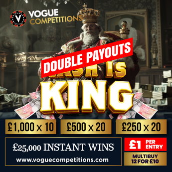 Cash is King £25,000 Instant Wins