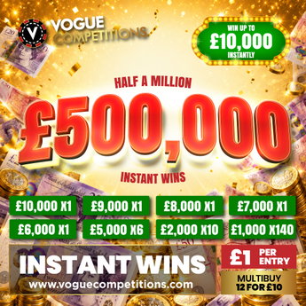 Half a Million Cash Instant Wins