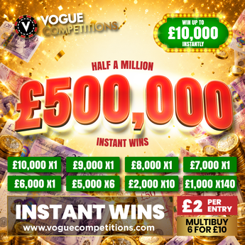 Half a Million Cash Instant Wins