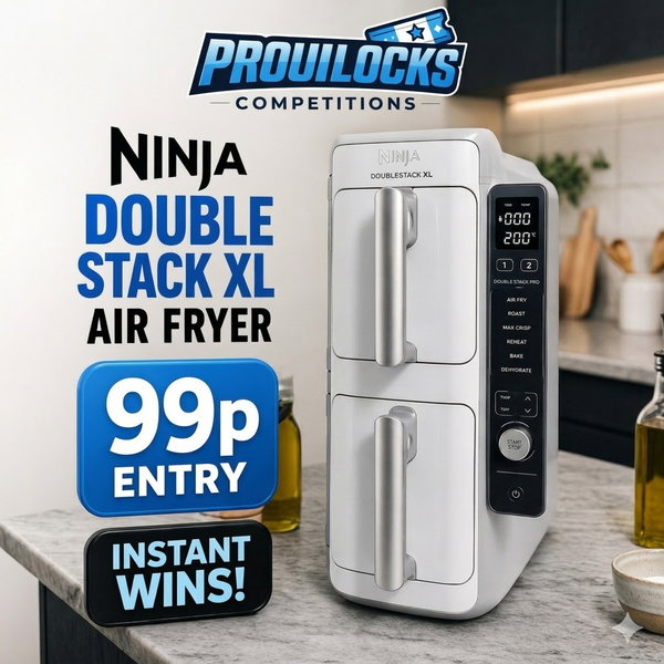 🔥 WIN a Ninja Double Stack XL White Air Fryer 99p Plus Instant Wins🔥 featured image