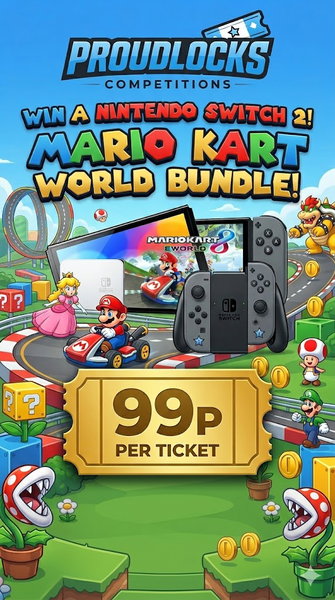 🎮 Win a Nintendo Switch 2 – Mario World Edition for Just 99p! 🎮 featured image