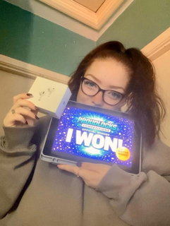 Winner Chloe Woollard background