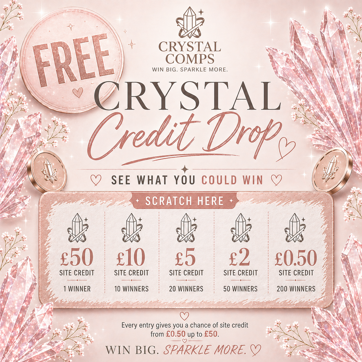 FREE - CRYSTAL CREDIT DROP featured image