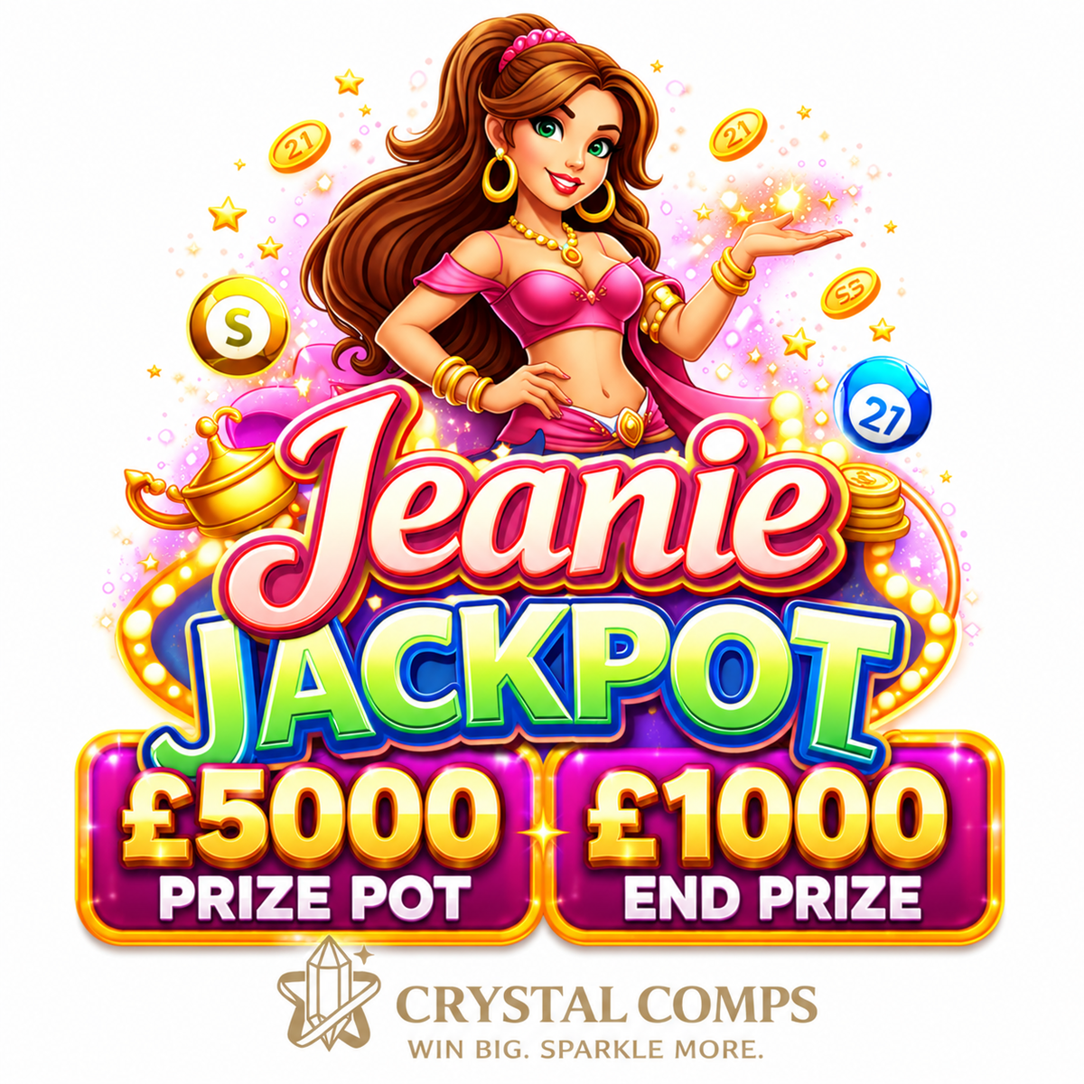 Jeanie Jackpot £5000 prize pot featured image