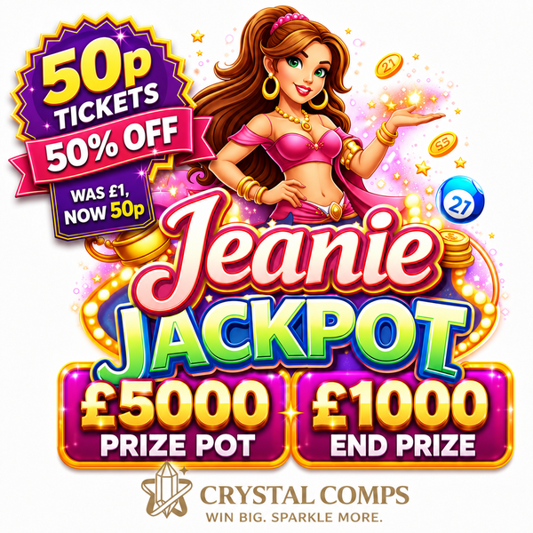 Jeanie Jackpot £5000 prize pot