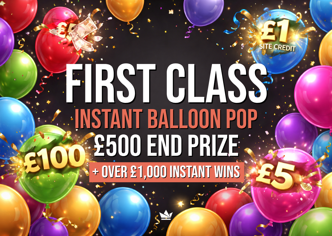 Instant Balloon Pop (£500 End Draw + £1,000 Instant wins) featured image
