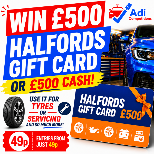 Win a Halfords £500 Gift Card featured image