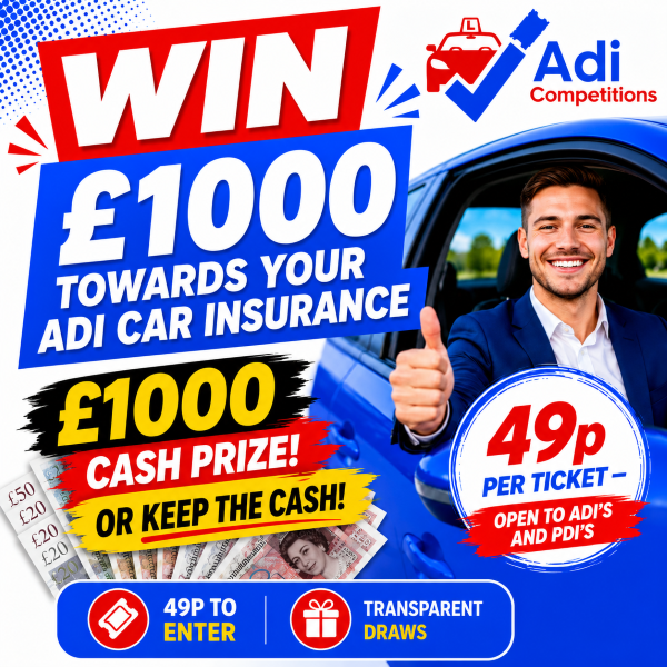 Win £1000 Towards Your Adi Car Insurance featured image