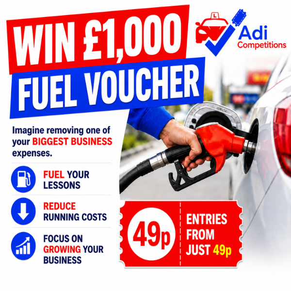 Win A £1000 Petrol Voucher for your Driving School featured image