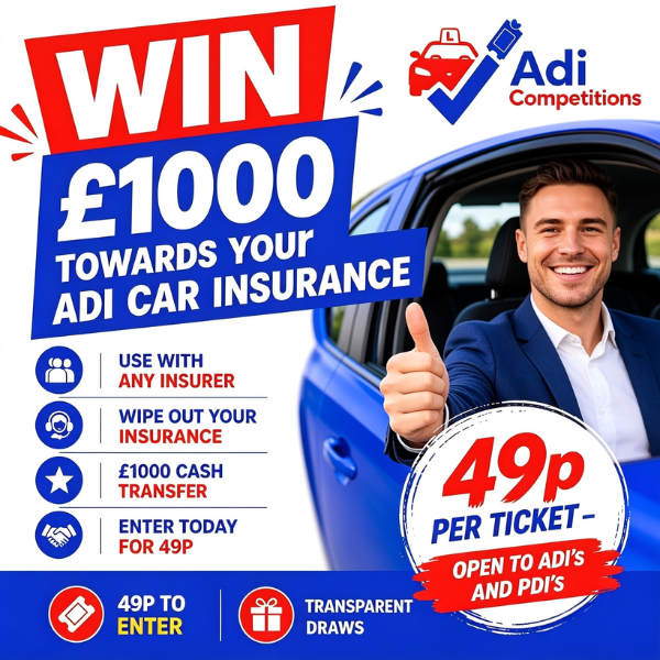 Win £1000 Towards Your Adi Car Insurance featured image