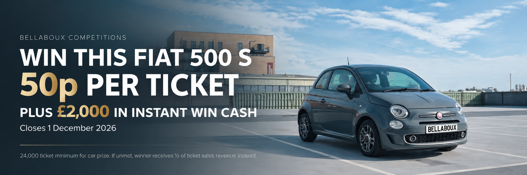 FIAT 500S + £2000 OF INSTANT WINS ! featured image