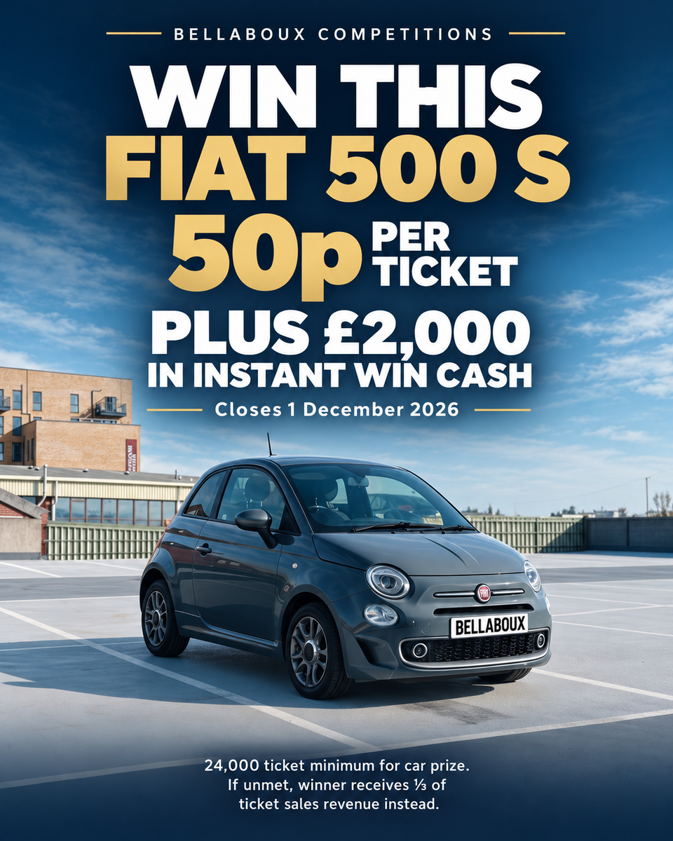 FIAT 500S + £2000 OF INSTANT WINS ! featured image