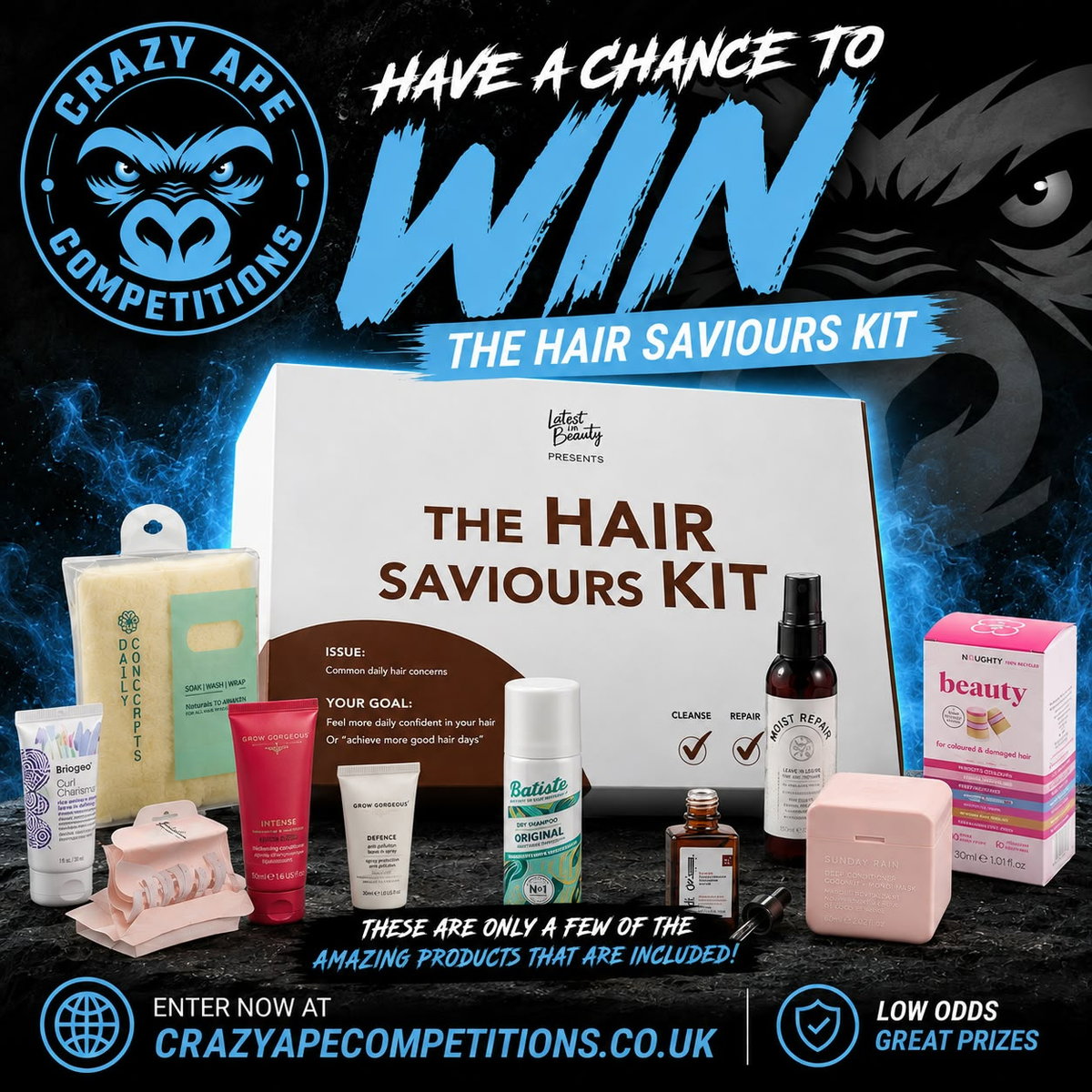 WIN THE HAIR SAVIOURS KIT featured image