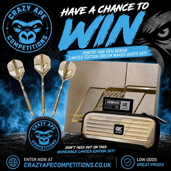 WIN LIMITED EDITION DIMETRI VAN DEN BURGH DARTS featured image