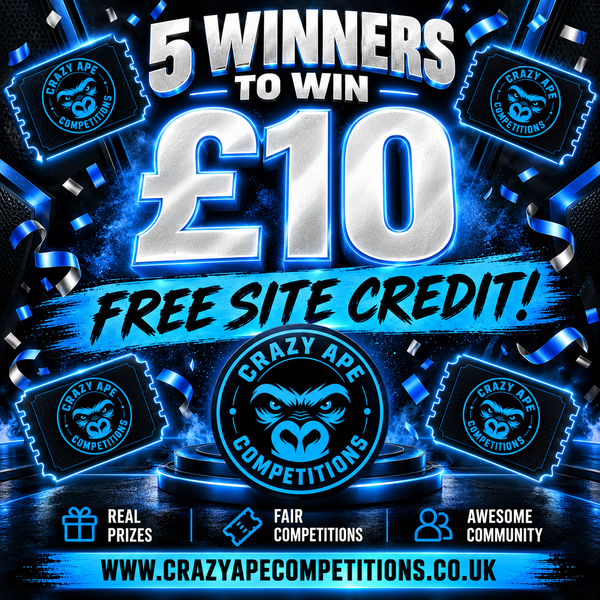 WIN FREE £10 SITE CREDIT X5 featured image